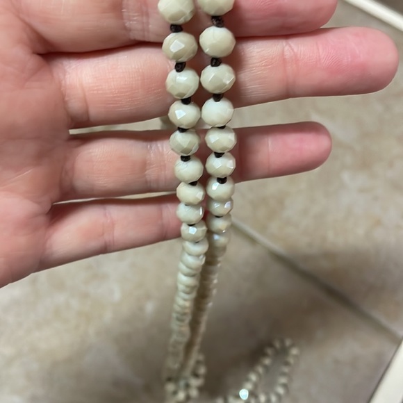 Beaded Knot Necklace-Long - Picture 2 of 2